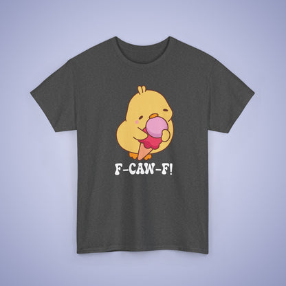 Pink Ice Cream Lover F CAW F White Cute Funny Chick Unisex Chicken T Shirt