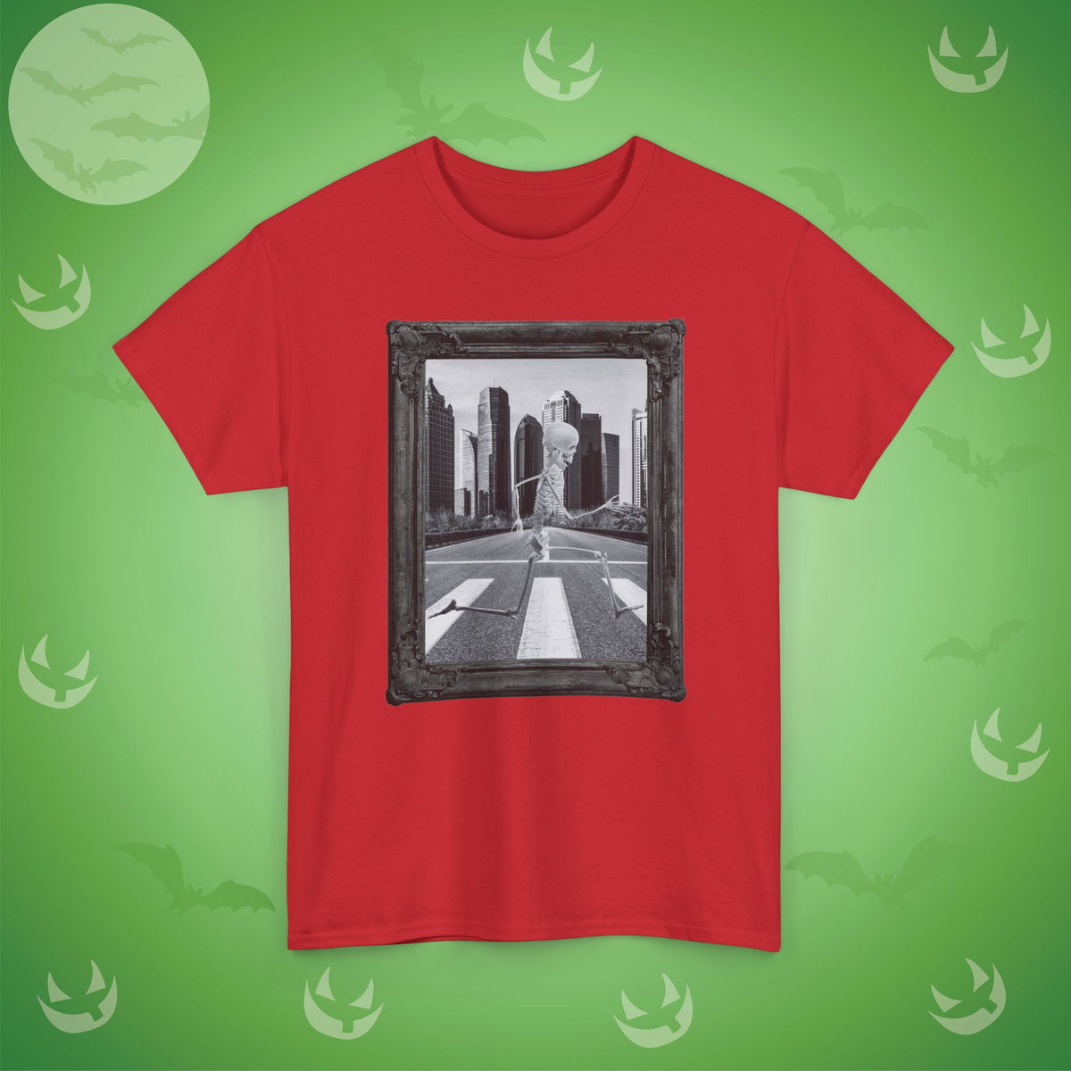 Skeleton Bolts It Halloween T-Shirt | Spooky Skeleton Photographic Design