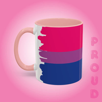 Bisexual Paint Style Coffee Mug