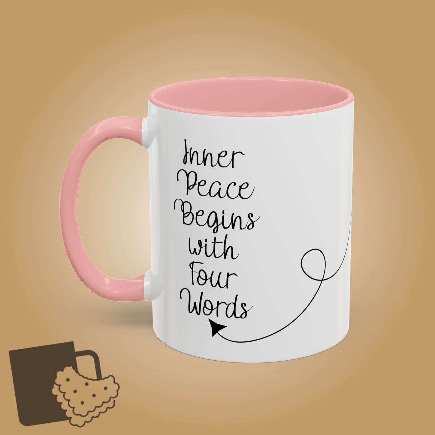 Inner Peace Begins with Four Words Funny Adult Mug