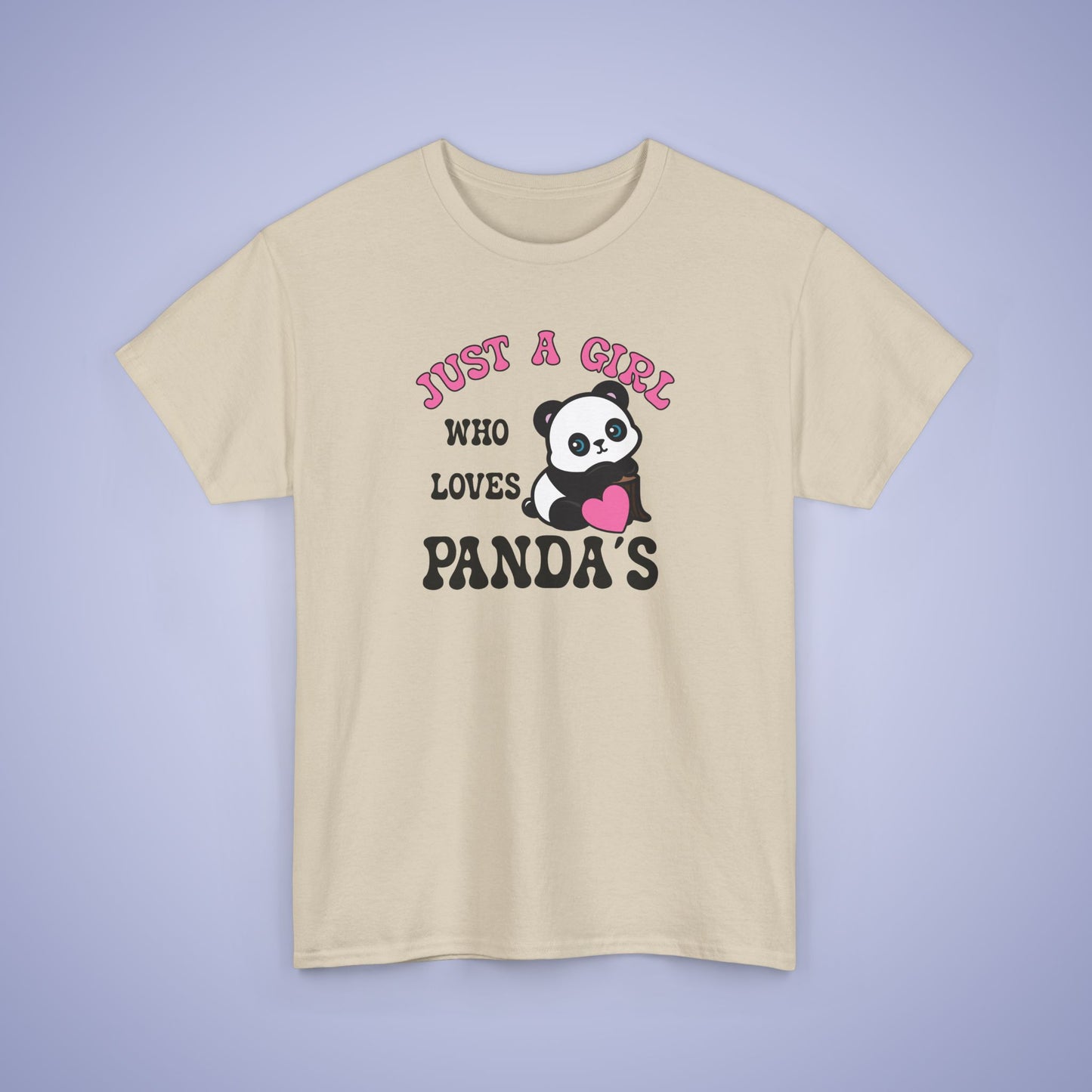 Just a Girl Who Loves Pandas National Panda Day Unisex T Shirt