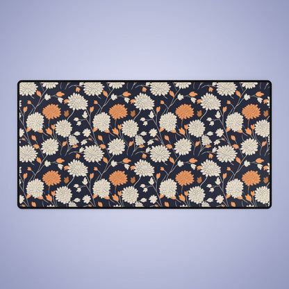 Apricot Delight Desk Mat Floral Design Mothers Day Gift