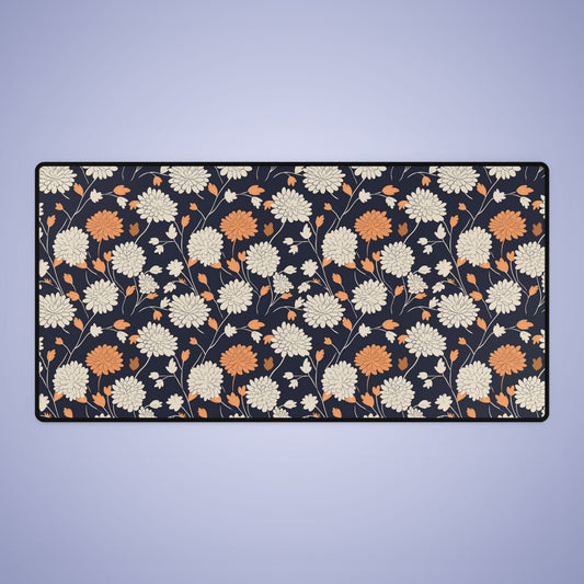 Apricot Delight Desk Mat Floral Design Mothers Day Gift