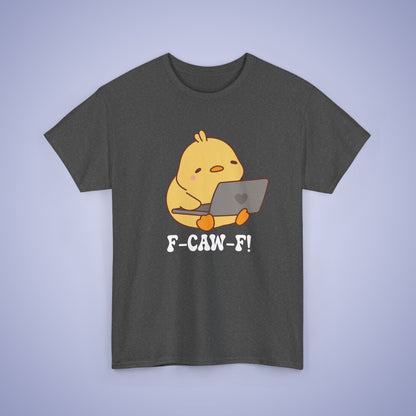 Gaming Laptop F CAW F White Cute Funny Chick Unisex Chicken T Shirt