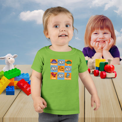Fourth Grade Fun Dinosaurs Kids Cotton T Shirt Back To School Toddler