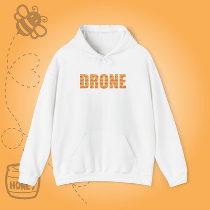 Drone Sweet As Honey  Honeycomb Word Art Design Hoodie Sweatshirt