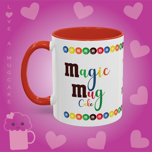 Magic Mug Cake Mug M&M's Inspired with Recipe