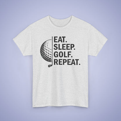 Eat Sleep Golf Repeat Unisex T-Shirt