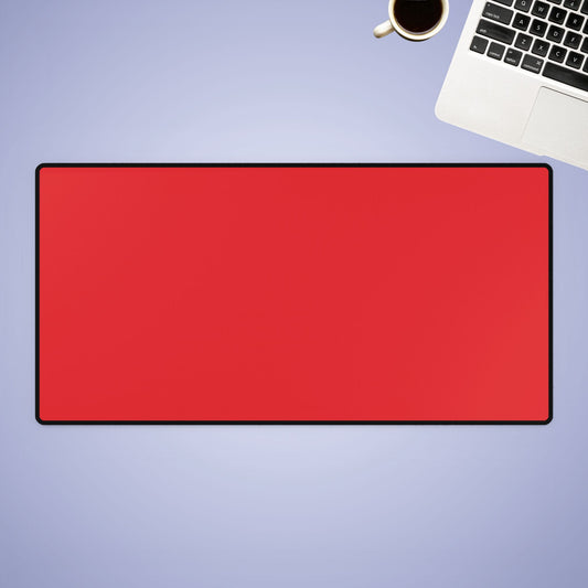 Red Desk Mat Minimalist Office Teacher Decor Gift Medium & Large