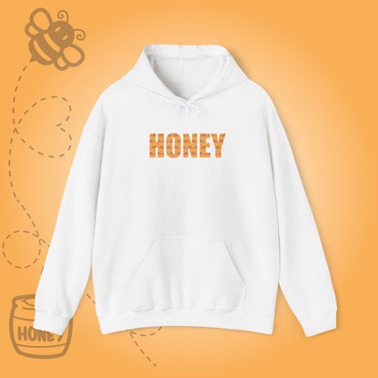 Honey Lover Honeycomb Sweet As Honey Word Art Design Hoodie Sweatshirt