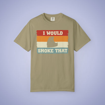 I Would Smoke That Pork Meat Smoker Comfort Colors Mens T Shirt Fathers Day Gift