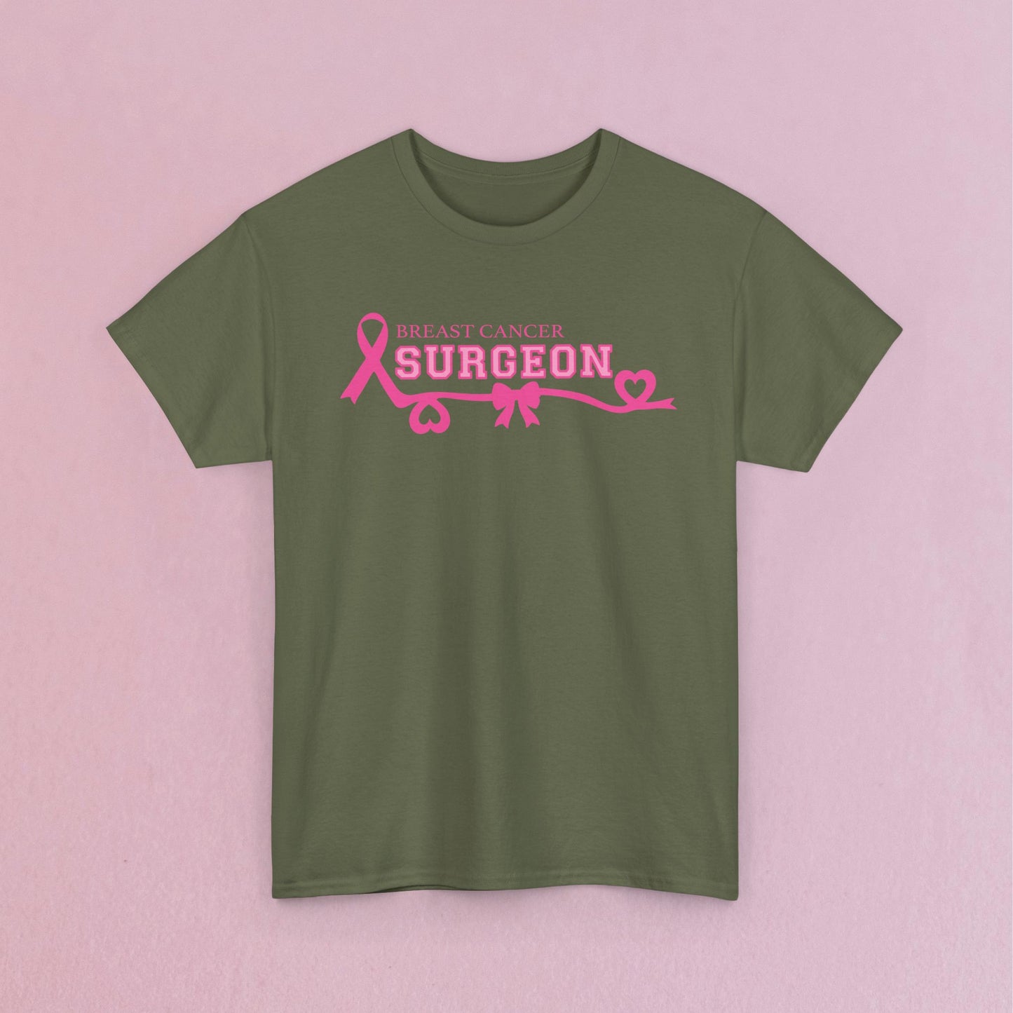 Breast Cancer Surgeon Awareness & Support Doctor Nurse Unisex T Shirt
