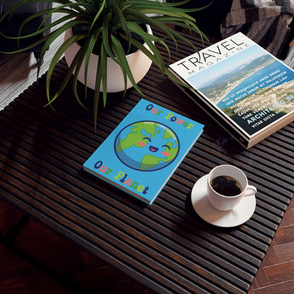 Our Power Our Planet Earth Day Hard Backed Journal