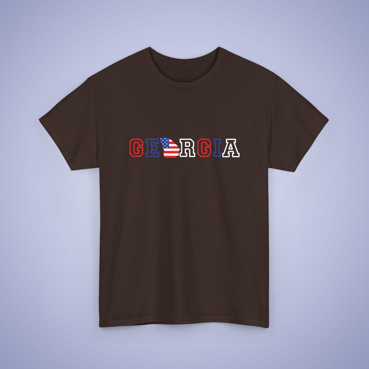 Georgia Map Text Art Proud American Unisex T Shirt