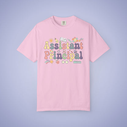 Assistant Principal Teacher T Shirt Retro Comfort Colors Unisex Back to School