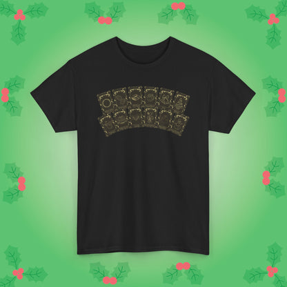 Christmas Deck of Tarot Cards Unisex T Shirt