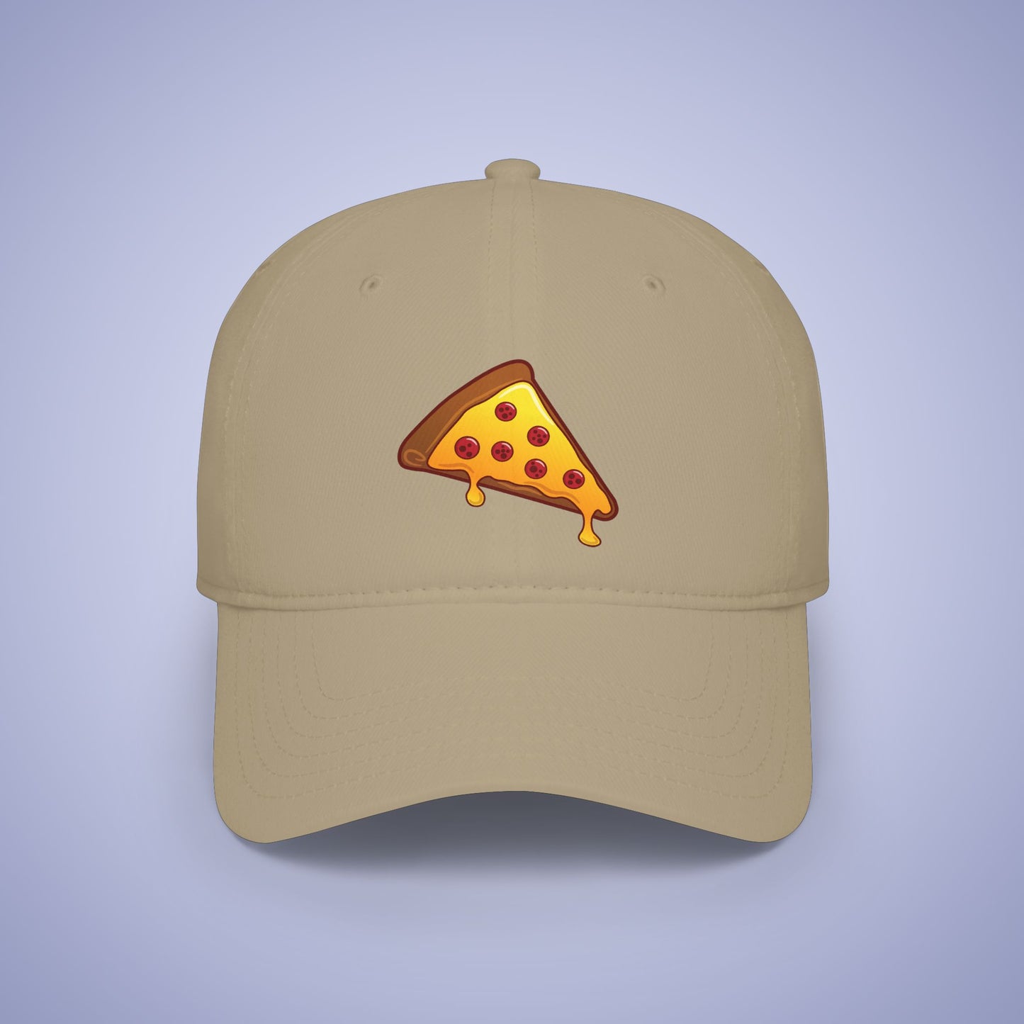 Pizza Slice Graphic Art Cap Low Profile Baseball Hat for Pizza Lovers