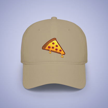 Pizza Slice Graphic Art Cap Low Profile Baseball Hat for Pizza Lovers