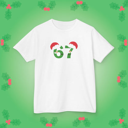 Santa Character Christmas 67 Tee Fun Trending Kids Cotton T Shirt Six Seven Youth