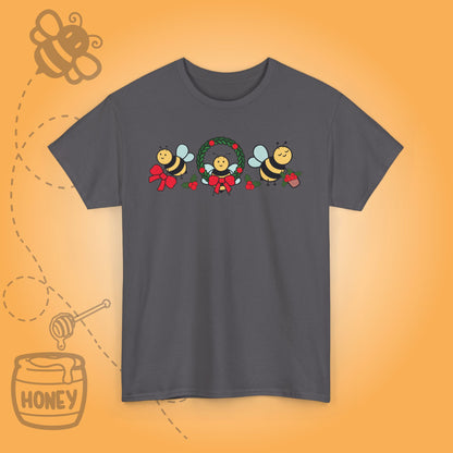 Cute Christmas Bee's Sweet As Honey Bee Lover Unisex T Shirt