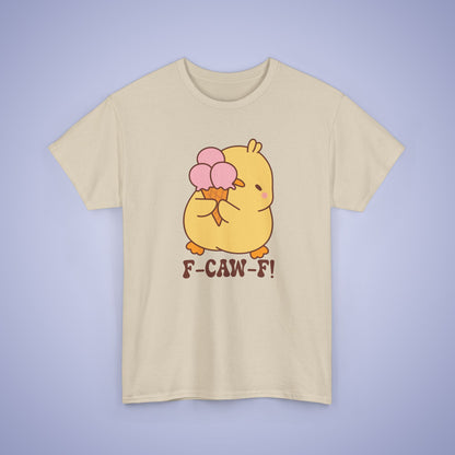 Ice Cream Lover F CAW F Cute Funny Chick Unisex Chicken T Shirt