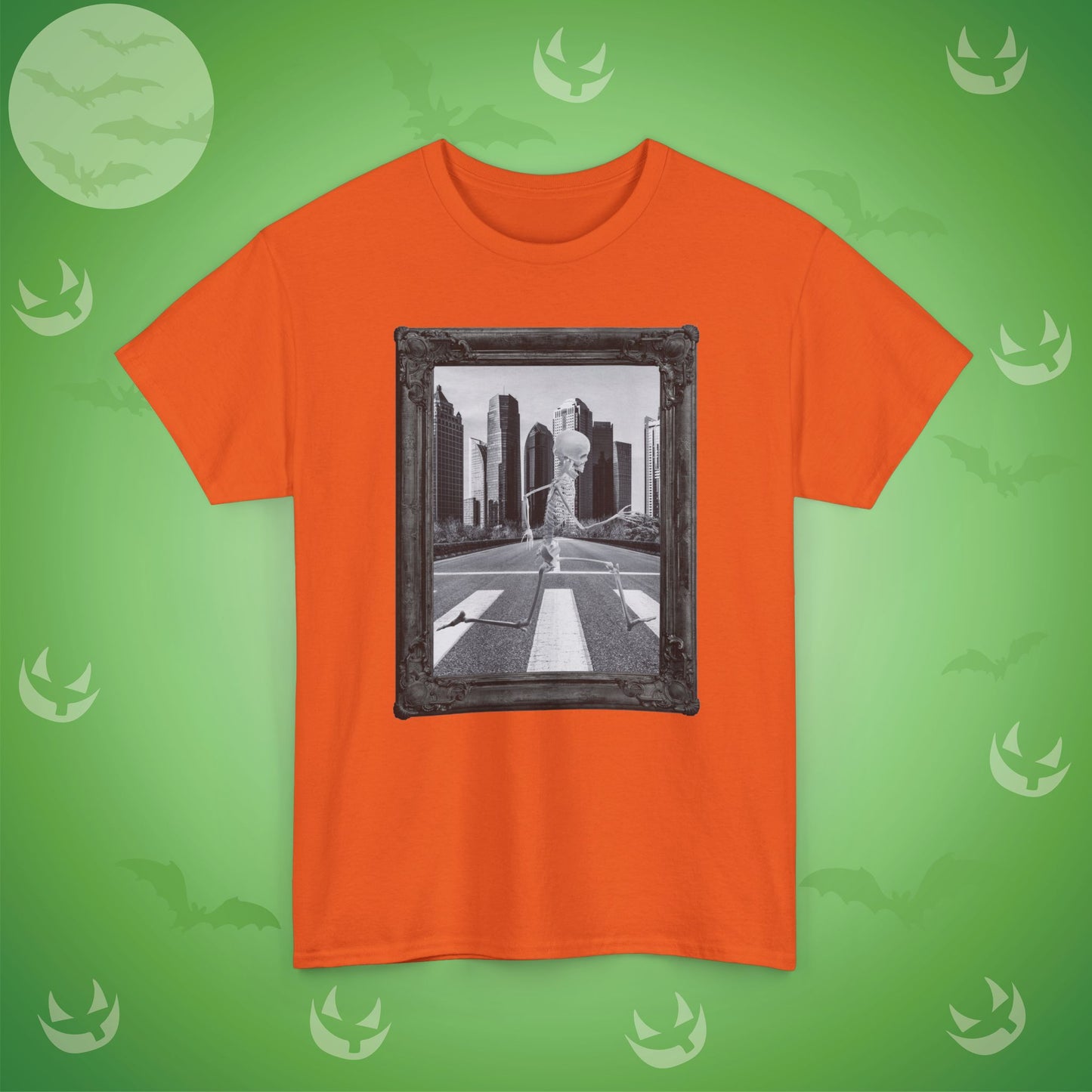 Skeleton Bolts It Halloween T-Shirt | Spooky Skeleton Photographic Design