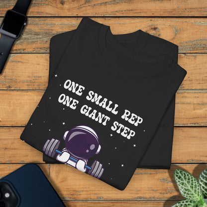One Small Rep One Giant Step National Astronaut Day Unisex Graphic T Shirt