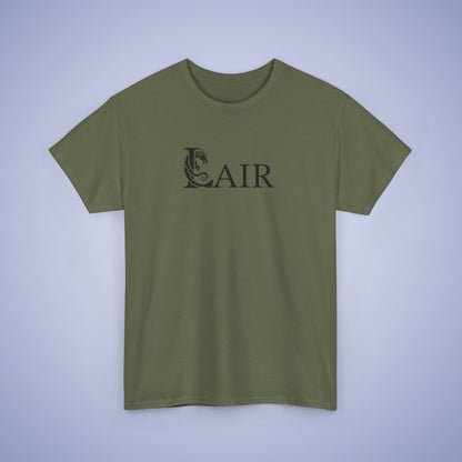 Lair Word Art Text Dragon Lover Unisex T Shirt