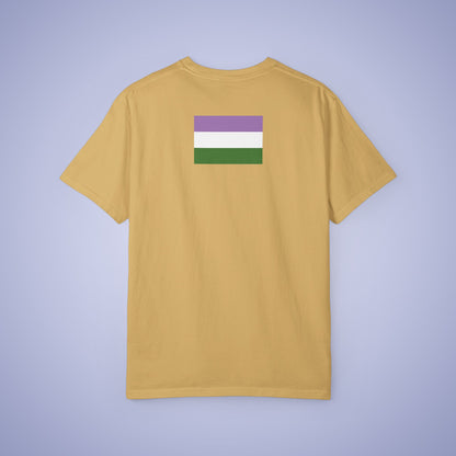 Too Vibrant for One Label Gender Queer LGBT Pride Month Comfort Colors T Shirt Unisex