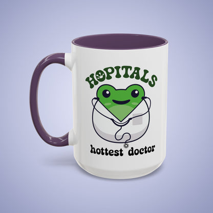 Hopitals Hottest Doctor Frog Lover Gift Coffee Mug Ceramic