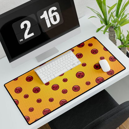 Pepperoni Pizza Lover Decor Gaming Desk Mat Medium & Large Foodie Gift