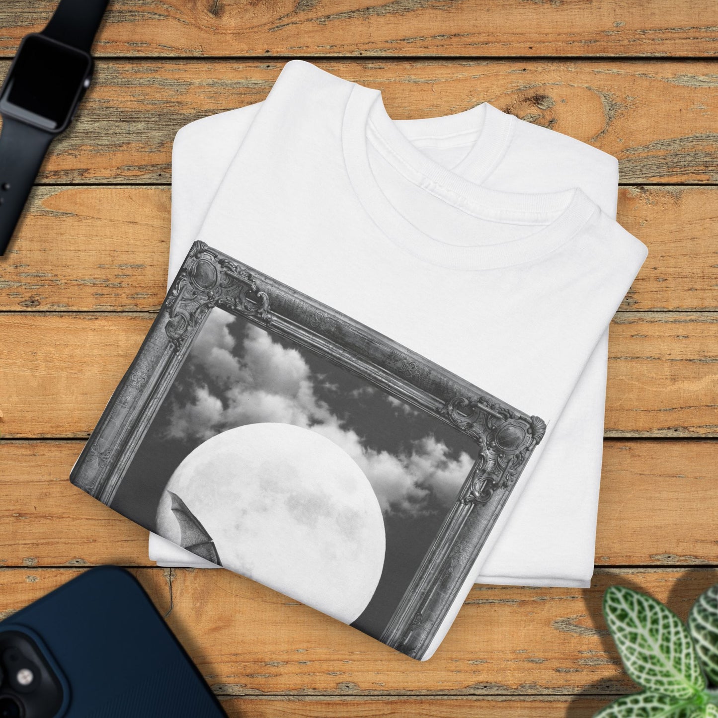 Bat Moon Spooky Halloween T-Shirt | Photographic Design