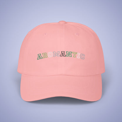 Aromantic Pride Month Embroidered Classic Dad Cap Unisex Coloured Embroidery