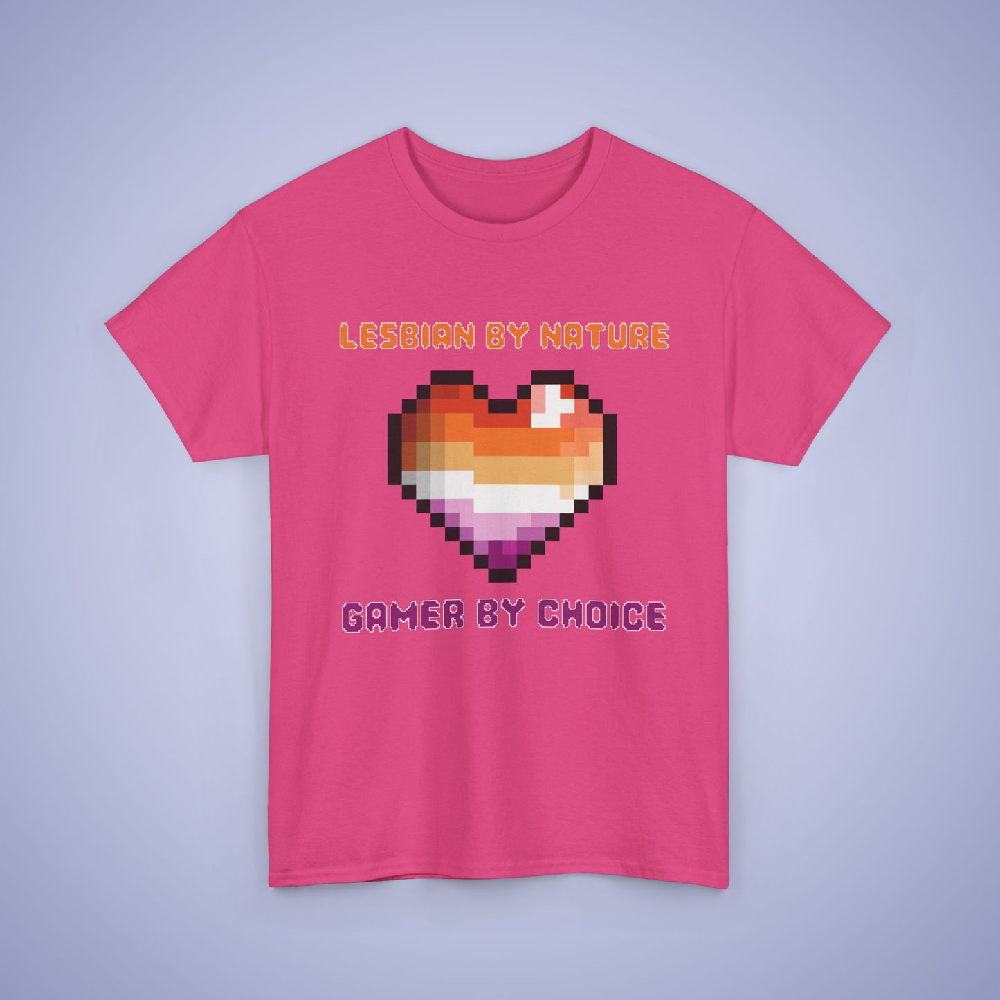 Lesbian By Nature Gamer By Choice LGBT Pride Month Matching  T Shirt Unisex