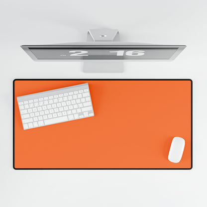 Light Orange Desk Mat Minimalist Office Teacher Decor Gift Medium & Large