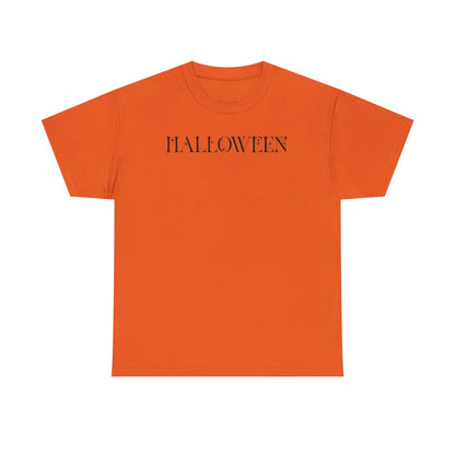 Halloween Spider Word Art Black Unisex T Shirt
