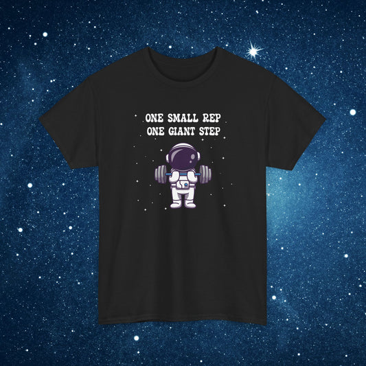 One Small Rep One Giant Step National Astronaut Day Unisex Graphic T Shirt