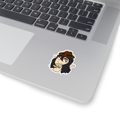 Smug Damien Sticker, Into the Cataclysm - Legends of Blood