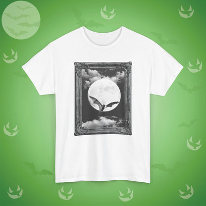 Bat Moon Spooky Halloween T-Shirt | Photographic Design