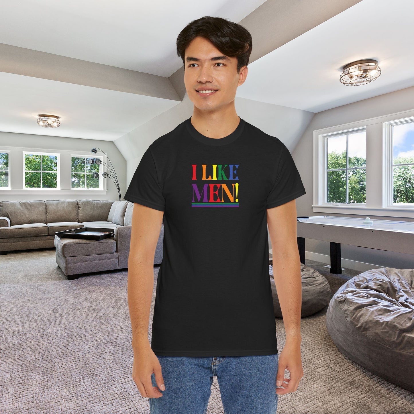 I Like Men LGBTQ Funny Legends of Blood Unisex Dark T Shirt