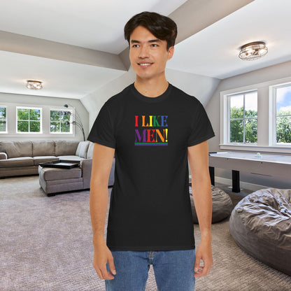I Like Men LGBTQ Funny Legends of Blood Unisex Dark T Shirt