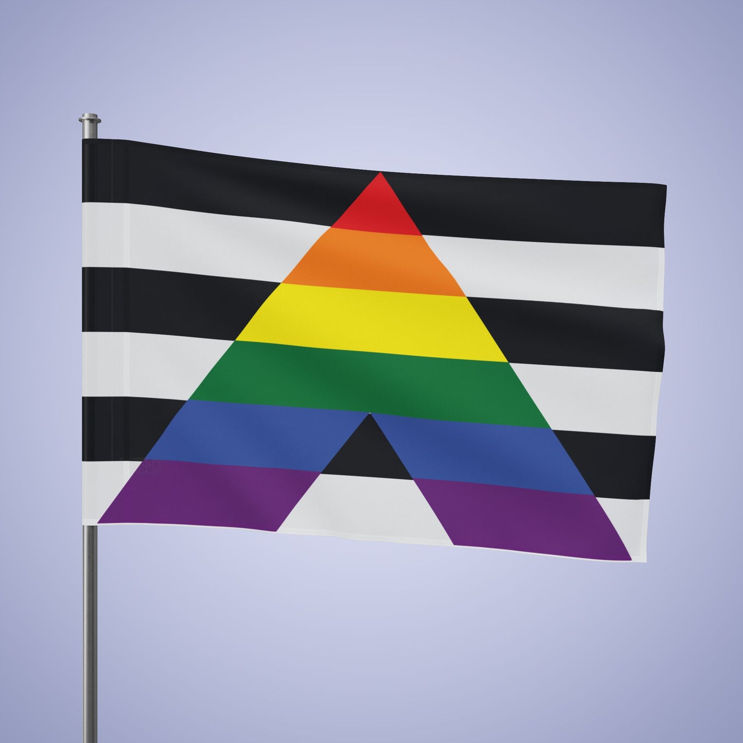 Straight Ally Pride Month Flag Banner Small Medium & Large