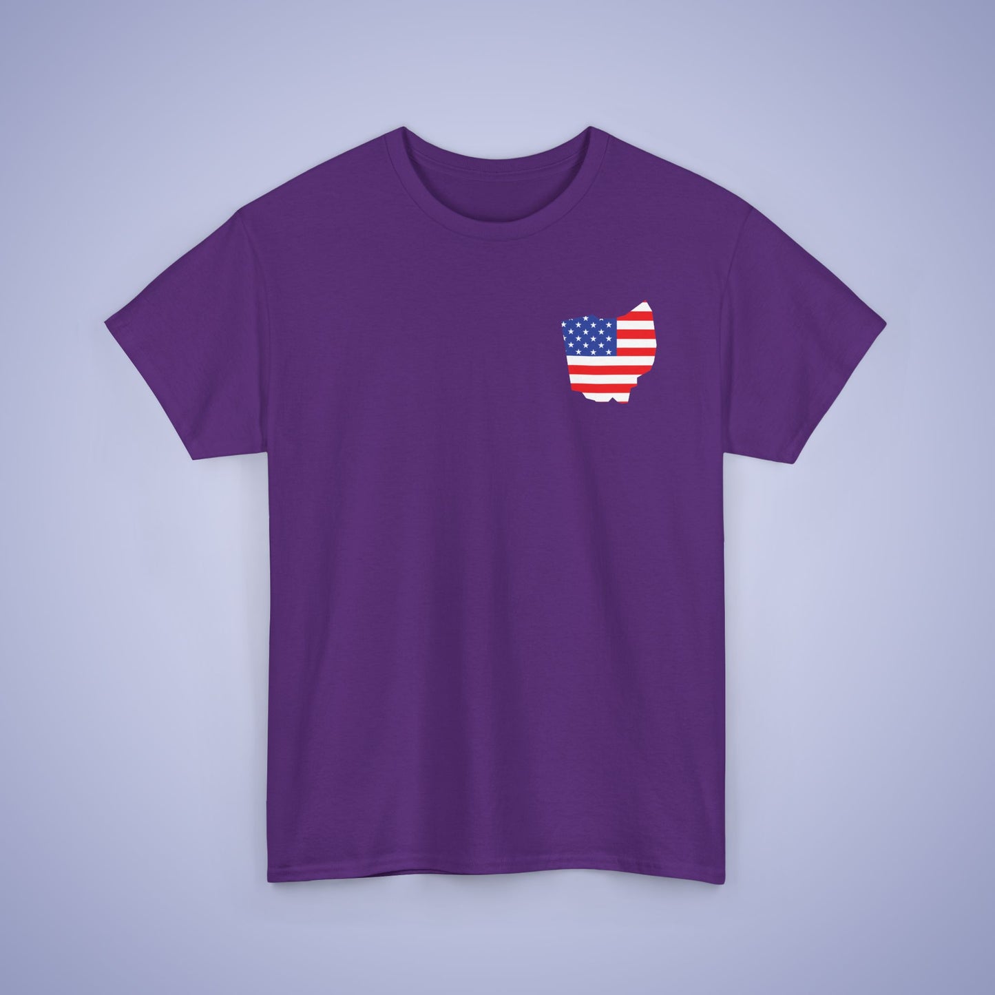 Ohio Map Pocket Art Proud American Unisex T Shirt