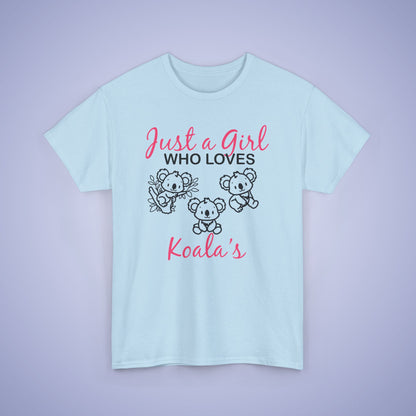 Just a Girl who Loves Koalas Unisex T-Shirt