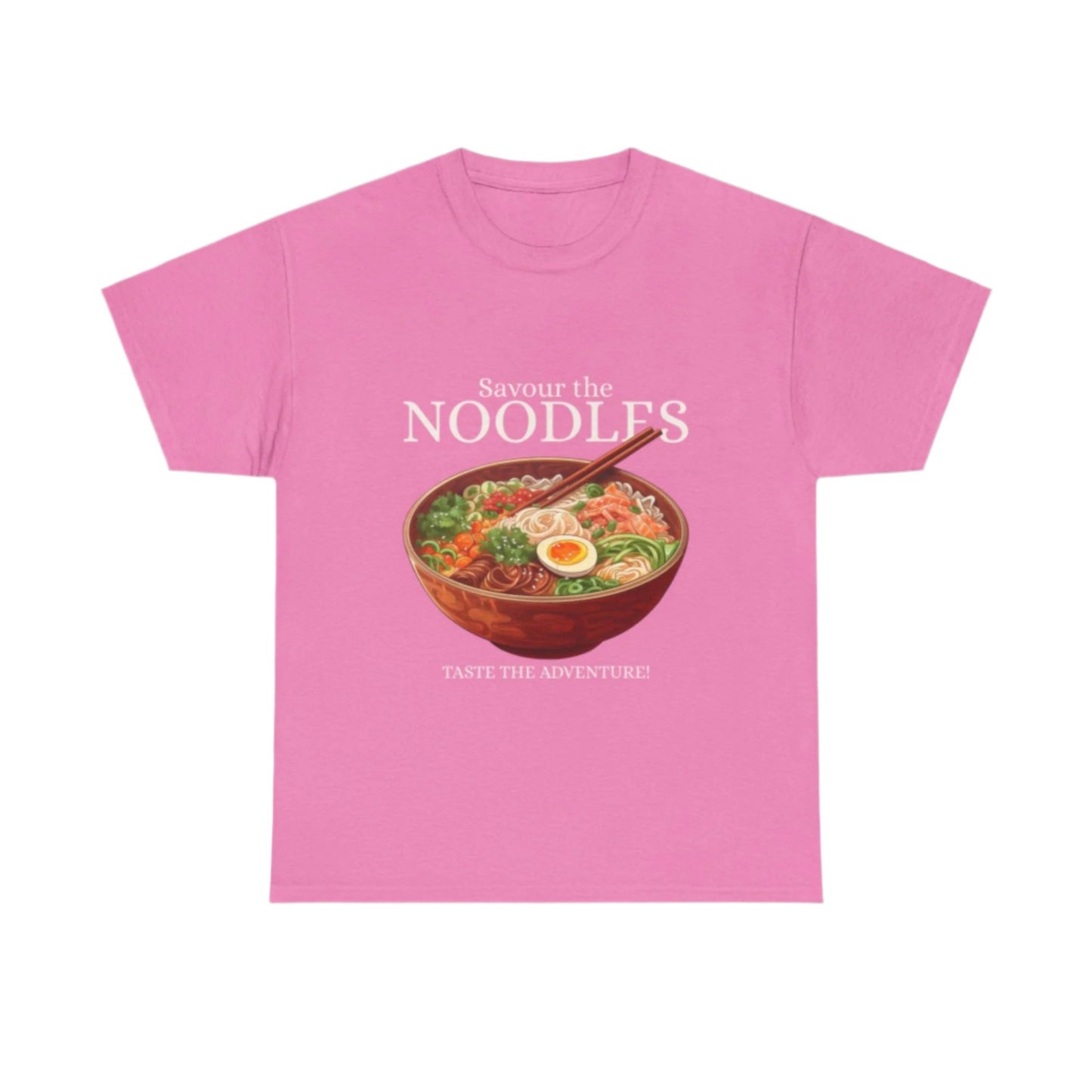 Savour the Noodles Taste the Adventure Anime Noodles T-shirt