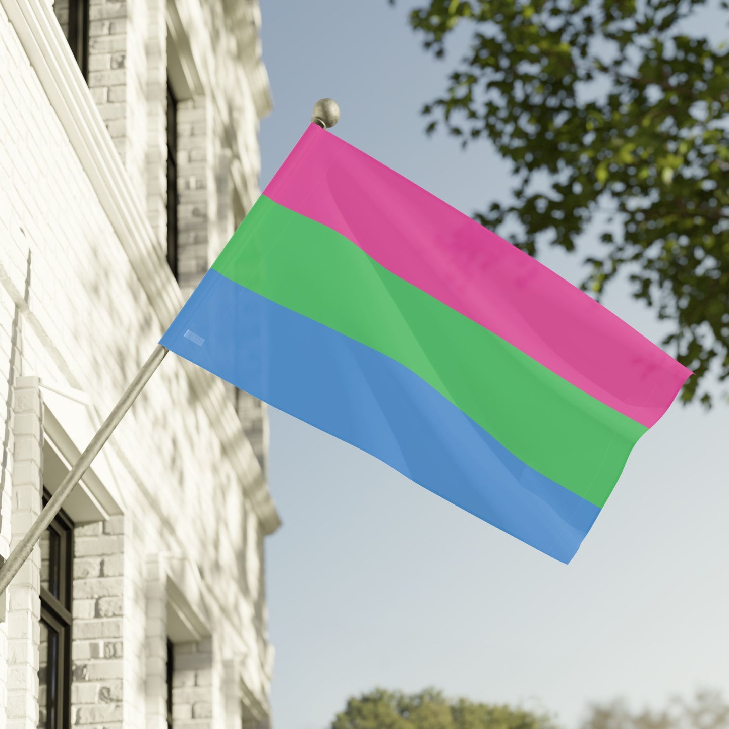 Polysexual Pride Month Flag Banner Small Medium & Large