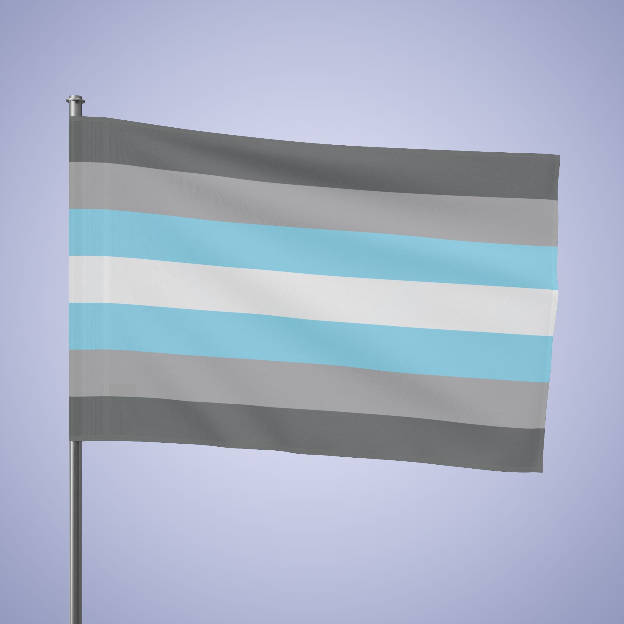 Demiboy Pride Month Flag Banner Small Medium & Large