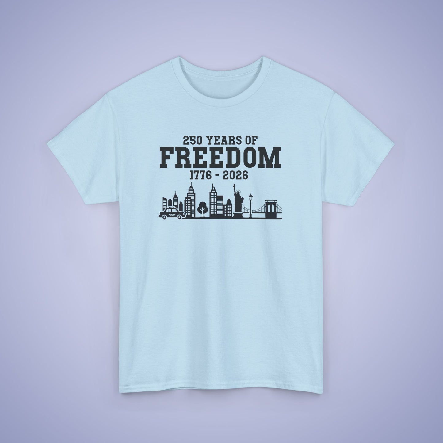 250 Years of Freedom Silhouette Style USA Celebration Unisex T Shirt
