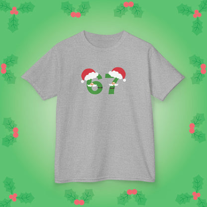 Santa Character Christmas 67 Tee Fun Trending Kids Cotton T Shirt Six Seven Youth