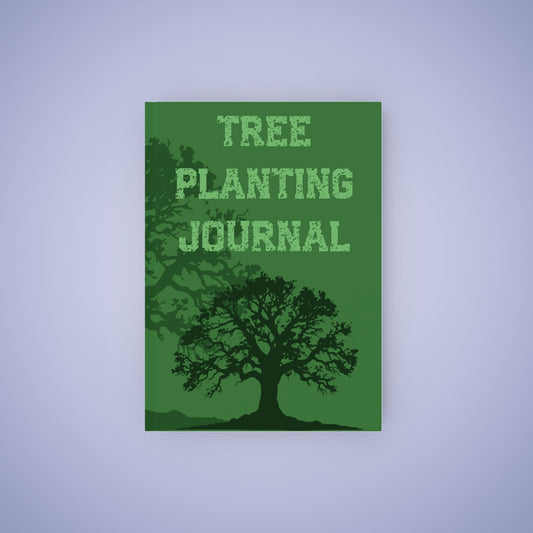 Tree Planting Journal Earth Day Hard Backed Notebook
